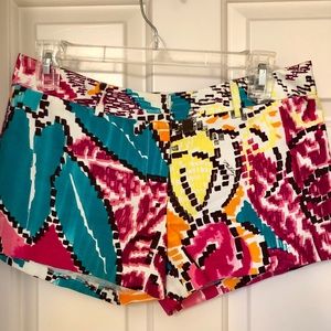 Milly Abstract Printed Shorts, Multi - Color